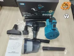 新品 掃除機 38000Pa マキタ18Vバッテリー 併用 充電式クリーナ コードレス 4WAY仕様 業務用 ワンタッチスイッチ 掃除機 4種類吸引 ノズル 2色 21V電池1枚 充電器1枚のサムネイル