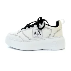 アルマーニエクスチェンジ A/X ARMANI EXCHANGE スニーカー プラットフォーム レザー UK4 23.7cm 白 ホワイト XDX077 XV411 ■SH /AK26のサムネイル