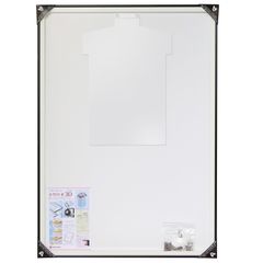 新品 ラクパネ3D ユニフォーム額 アルミ額縁 Lサイズ ブラック ソフケン(Sofken) 【軽量で作品セットが簡単、思い出のユニフォームやオリジナルTシャツなどをディスプレイ、透明樹脂ハンガー付き】