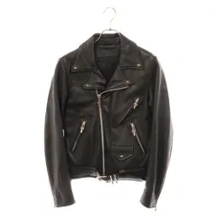 CHROME HEARTS (クロムハーツ) JJ DEAN JJディーン ダガージップライダースレザージャケット ブラックのサムネイル
