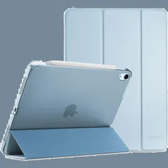 M3 (2025)、M2 M3 11インチ 11インチ air (2024)、iPad 対応端末：iPad 2対応 Pencil Apple Air5 半透明バックカバー フォリオ保護ケース 三つ折り スタンド 2022、Air4 軽量 第4世代 / / 20