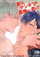 竹書房 書店配布/アニメイトブックフェア2022 八百 素人ヤンキー♂危機一発!! 8P小冊子 2022