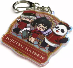 【中古】キーホルダー 【シークレット】 禪院真希＆パンダ＆狗巻棘 「呪術廻戦 渋谷事変 ×サンシャインシティプリンスホテル トレーディングアクリルキーホルダー」