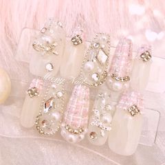 No.57オーダー♡量産型ワンホン韓国ツイードフレンチガーリージェル