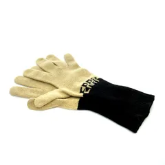 バーバリー BURBERRY LG CORE CASHMERE GLOVE ニット グローブ 手袋 アームウエア M/L カシミヤ 黒 ベージュ ブラック /NR ■OS ■ADのサムネイル