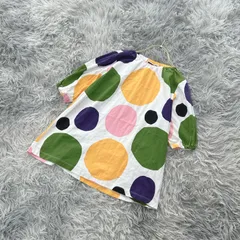 ■【完売】UNIQLO  ユニクロ マリメッコ marimekko カットソー  袖口ゴム  総柄  (S)  カワイイ  個性的  レディース  マルチカラー【送料無料】のサムネイル