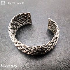 シルバー925無垢63g【新品】ケルティッククロスブレスレットsilver925