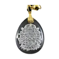 水晶 (金) 八大観音キーホルダー 千手観音菩薩 天然石 パワーストーン お試し ポイント消化 プチギフト 転勤 退職 お礼 母の日 ギフト