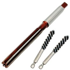 【迅速発送】MARUHADO ホーゼル クリーナー 掃除セット ゴルフ リシャフト ドリルビット クラブ ウッド用 アイアン用 粗削り用リーマー & 仕上げ用ブラシ2本