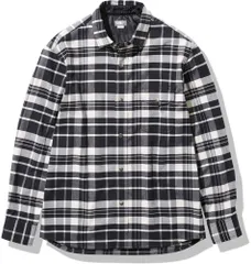 ザ・ノース・フェイス THE NORTH FACE アウトドア ロングスリーブストレッチフランネルシャツ L/S Stretch Flannel Shirt メンズ レディース 起毛感 ストレッチ UVプロテクト  NR62031 HW HホワイトC