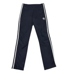 古着 adidas アディダス トラックパンツ ネイビー ホワイト 紺 白 管理番号 255-120