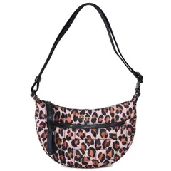 ケイトスペード バッグ katespade キルティング レオパード ヒョウ柄 スリング バッグ 三日月 クロスボディ 斜めがけ ショルダーバッグ ブラウンマルチ KH407