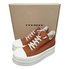 Rick Owens DRKSHDW リックオウエンス ダークシャドウ DOUBLE BUMPER LOW SNEAKS  ローカット スニーカー DU01E3832 44 オレンジ