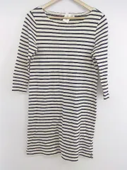 ◇ BEAUTY & YOUTH UNITED ARROWS ボーダー 長袖 ミニ ワンピース アイボリー系 ネイビー レディース P  【中古】 【1210030001611】