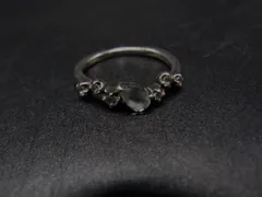 ■美品■ 4℃ ヨンドシー SV925 カラーストーン リング 指輪 アクセサリー 約7号 シルバー系 DJ4349