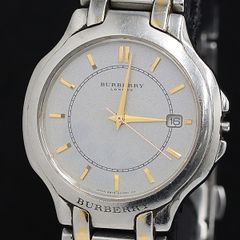 動作確認済】バーバリー 腕時計 ソーラー A114-H12981 コンビ - メルカリ