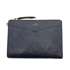 ルイヴィトン LOUIS VUITTON ポシェット メラニーMM クラッチバッグ モノグラム アンプラント M68706 ネイビー TN4189 マリーヌルージュ【中古】