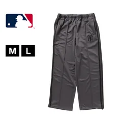 新品 未使用 MLB / メジャーリーグベースボール Lulu & Arnie 別注 サイドライン トラックパンツ【214874】ヤンキースチャコール