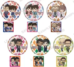 【新品】バッジ・ビンズ 【BOX】名探偵コナン 缶バッジデュオコレ vol.2 BOXver.