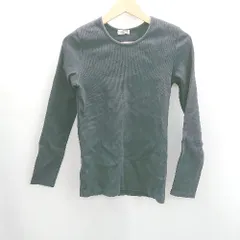 ◇ Θ SALON adam et rop<!-利用不可文字-!> 無地 長袖 ロンＴ カットソー サイズ F ブラック系 レディース E  【1501160042897】