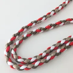 スマホストラップ「Santa×Reindeer」編み込み パラコード 軽量 スマホショルダー 110-120cm 便利