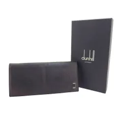 【最大30％OFF★ウィンターセール】ダンヒル Dunhill 長財布 サイドカー ダークブラウン レディース 中古
