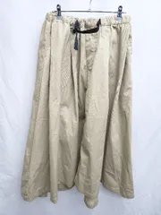 ◇ ⊂ niko and … ニコアンド ロング丈 フレア スカート サイズ3 ベージュ レディース P  【1409250007538】