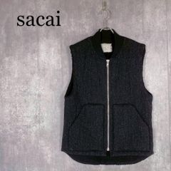 3516【超希少サンプル品】サカイ アシンメトリー 肉厚ニット