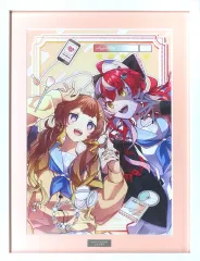 【中古】原画イラストボード 付属品付)hololive × HoneyWorks『ほろはにヶ丘購買部』 複製原画 シス×ラブ