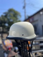 【アウトレット10%OFF】CHOPPERSオリジナル ジャーマンヘルメット　ヴィンテージアイボリー