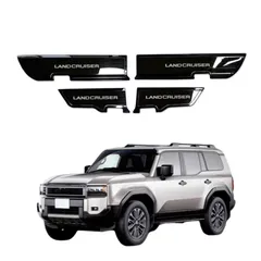 新品 Uxi.Shop新型ランドクルーザー250系対応 LC250 ランクル250 専用設計 ドアキックガード ドアキックマット ドアトリムカバー ドアパネルカバー 汚れ防止 傷防止 インテリアパネル ステンレス材質 内装パーツ カスタム アクセサリー 4点セ