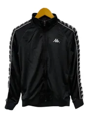 kappa (カッパ) ジャージ トラックジャケット フルジップ L ブラック メンズ/078