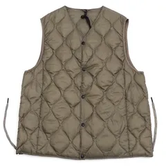 超美品 F/CE. × TAION インナーダウンベスト 【サイズ：2XL】 Sage Green パッカブル エフシーイー タイオン メンズ 4WHA/K05396/KANU08/