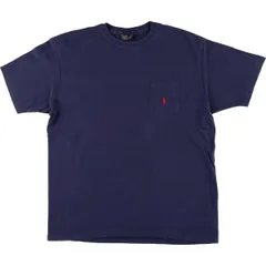 古着 90年代 ラルフローレン Ralph Lauren POLO by Ralph Lauren 半袖 ワンポイントロゴポケットTシャツ USA製 メンズL相当/eaa472794