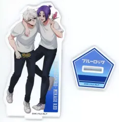 【中古】アクリルスタンド・アクリルパネル 凪誠士郎＆御影玲王 アクリルスタンド 「劇場版ブルーロック -EPISODE 凪-×サンシャインサカエ」