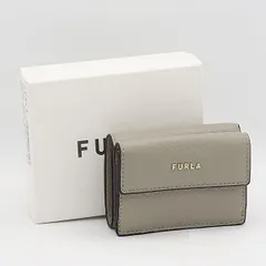 箱付き 新品同様 フルラ PDE9RZY BX0305M リッツィー グレー レディース折り財布 WNB 2000000 NSK