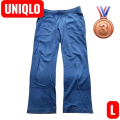 【最安値】UNIQLO スエットパンツ　ブルー　【A22】