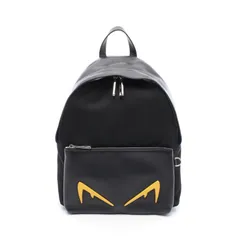 フェンディ FENDI リュックサック バックパック モンスターバグズ 7VZ042 ブラック レザー ナイロン モンスターバグズ バックパック ユニセックス Used Aのサムネイル