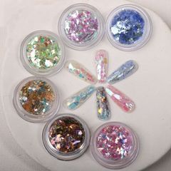オーロラフレーク ジェルネイル ネイル レジン アクセサリー オーロラネイル ニュアンスネイル うるうるネイル