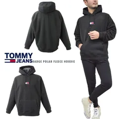 TOMMY JEANS トミージーンズ バッジフリースプルオーバー
