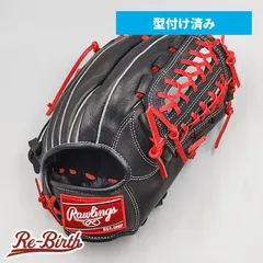 【新品】 ローリングス 軟式グローブ / オールラウンド用 型付け済み (レッド / colored by Re-Birth) [NE795]のサムネイル