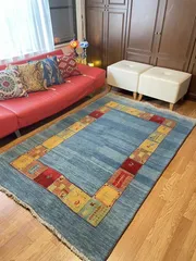 クリアランスセール】ギャッベ 94×63cm No. 4447-15