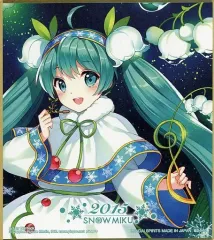 【中古】紙製品 雪ミク(2015) 雪ミクオールスターズ ミニ色紙 色コレ 「一番くじ 雪ミク ～SNOW MIKU～」 H賞