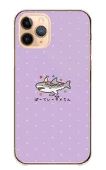 iPhone 17e ケース アイフォン17e スマホケース ハードケース サメ 鮫 イラスト 手描き ゆるい 海 魚 かわいい パロディ おもしろ 小さい ワンポイント カラー02