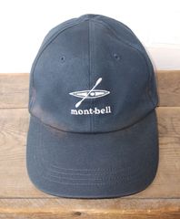 ■ mont-bell モンベル ■ カヌー×ブランドロゴ 刺繍 キャップ ■ NNN1173