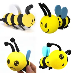 BEE アンテナトッパー BEE ハチさん スマイル アンテナトッパー アンテナボール USDM ローライダー アメ車 トラックワゴン ホットロッド カスタム ハチ