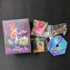 ディズニーロルカナ フルコンプ デッキケース ピンバッジ プロモ