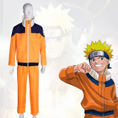NARUTO -ナルト うずまき ナルトコスプレ キャラ 人気 アニメcosplay イベンド ハロウィン 仮装 文化祭 コスチューム ステージ服 変装 演出服 min#
