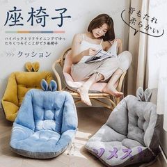 座椅子 クッション 背もたれ 座布団 折りたたみ 腰枕 ミニソファー 柔らかい 低反発 両面使用可 フロアクッション オフィス ふわふわ 春秋