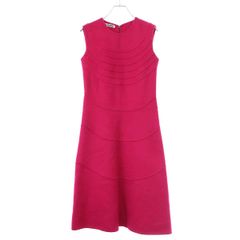JIL SANDER アンゴラウールノースリーブワンピース  ピンク 34
